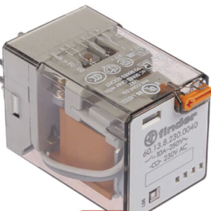رله 230vAC سه کنتاکت 10 آمپر فیندر مدل 60.13.8.230.0040