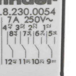 رله 230vAC چهار کنتاکت 7 آمپر فیندر مدل 55.34.8.230.0054