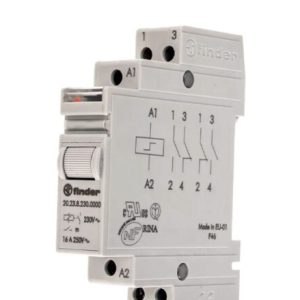 رله ضربه‌ای 230VAC یک باز یک بسته 16 آمپر فیندر مدل 20.23.8.230.0000