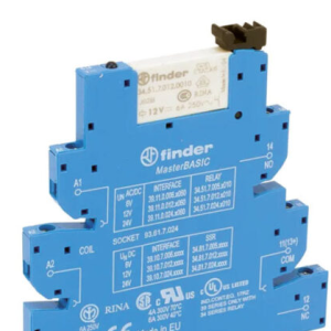 ماژول رله پی‌ال‌سی 12V تک کنتاکت 6 آمپر فیندر مدل 39.11.0.012.0060