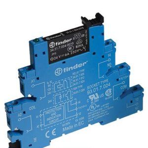 ماژول رله پی‌ال‌سی 230V تک کنتاکت 6 آمپر فیندر مدل 38.51.0.240.0060