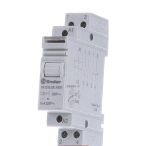 رله ضربه‌ای 230VAC دو باز 16 آمپر فیندر مدل 20.22.8.230.0000